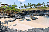 Naturschauspiel Boca del Inferno auf der Insel São Tomé in Westafrika