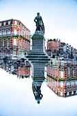 Statue of Lieven Bauwens in Gent, Belgium