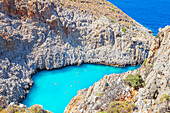 Seitan limania beach, Chania, Crete, Greek Islands, Greece