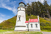 Heceta Head, Oregon, USA. Der Heceta Head Lighthouse an der Küste von Oregon.
