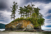 Sea Stack and Rocks, Salt Creek Recreation Area, Clallam County, Washington State