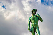 Michelangelos David Piazzale Michelangelo, Florenz, Toskana, Italien.