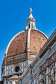 Brunelleschis Kuppel der Kathedrale Santa Maria del Fiore, Florenz, Toskana, Italien.