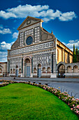 Die gotische Basilika Santa Maria Novella, Florenz, Toskana, Italien.