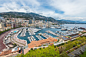 Blick auf das Fürstentum Monaco