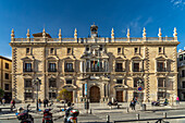 Palacio de la Real Chancillería, seat of the Supreme Court in Plaza Nueva in Granada, Andalusia, Spain