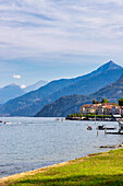 View of Bellagio from Villa Melzi, Bellagio, Como Lake, Lombardy, Italy