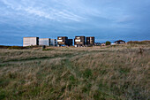 Moderne Wohnhäuser, dänische Nordseeinsel Rømø, Havneby, Tønder, Syddänemark, Dänemark