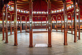 Mirror Tent, UNESCO World Heritage Royal Saltworks in Arc-et-Senans, Bourgogne-Franche-Comté, France, Europe