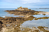 Fort National in Saint Malo, Bretagne, Frankreich 