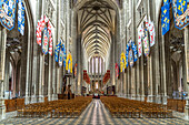 Interior of the Sainte-Croix Cathedral in Orleans, France