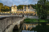 Das Schloss Ussé im Loiretal, Rigny-Ussé, Frankreich 