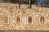 Mosaics at Agia Napa Monastery, Cyprus, Europe
