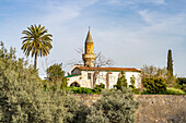 Bayraktar Mosque and city wall, Nicosia, Cyprus, Europe