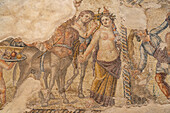Mosaik in der Villa des Aion, Archäologischer Park von Paphos, Zypern, Europa  