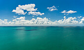 Clouds over seascape in Florida Keys, USA