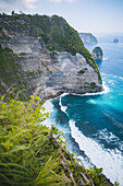 Cliffs by sea in Nusa Penida, Indonesia