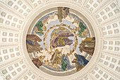 Ceiling painting in the dome of St. Blasius Cathedral in St. Blasien, Black Forest, Baden-Württemberg, Germany