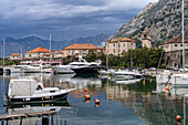Marina von Kotor, Montenegro, Europa