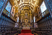 Altar and Choir of the Sé do Porto Cathedral, Porto, Portugal, Europe