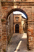 Historisches Zentrum von Urbino. Urbino, Marken, Italien