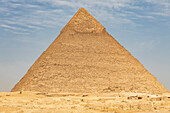 Africa, Egypt, Cairo. Giza plateau. Pyramid of Khafre in Giza.