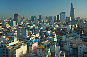 Wohnungen und Bitexco Financial Tower, District One, Ho-Chi-Minh-Stadt (Saigon), Vietnam