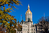 USA, Connecticut, Hartford von Connecticut State Capitol