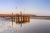 Seebrücke Utersum, Insel Föhr, Schleswig-Holstein, Deutschland