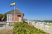 Beach promenade in Wyk, Foehr Island, Schleswig-Holstein, Germany