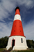Lighthouse on the island of Pellworm, North Friesland, North Sea, Schleswig-Holstein, Germany