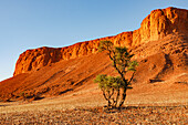 The impressive petrified dunes at Sesriem in the Namib-Naukluft National Park, Namibia, Africa