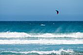 Kitesurfers in Cape Town, South Africa, Africa