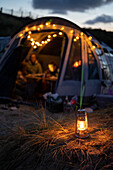Camping on the beach of Sylt, Northern Germany, Schleswigholstein, Germany, Eurpoa