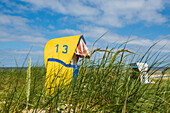 Strandkörbe, Duhnen, Cuxhaven, Nordsee, Niedersachsen, Deutschland
