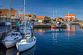 Hafen von Svaneke auf Bornholm, Dänemark