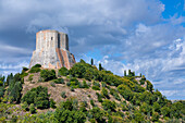 The Rocca d'Orcia ( Rocca di Tentennano), Castiglione d'Orcia, Val d'Orcia, Province of Siena, Tuscany, Italy, Europe