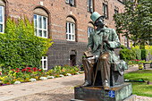 Statue von Hans Christian Andersen am H.C. Andersens Boulevard Kopenhagen, Dänemark, Europa 
