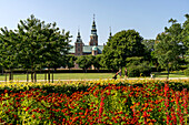 Rosenborg Castle and Kongens Have Castle Gardens in Copenhagen, Denmark, Europ