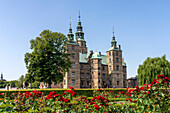 Rosenborg Palace and Kongens Have Palace Gardens in Copenhagen, Denmark, Europe