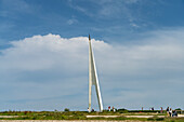 Das Nungesser-und-Coli Denkmal in Etretat, Normandie, Frankreich 