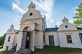 Trauerhalle am Jüdischen Friedhof in Mikulov, Südmähren, Tschechische Republik