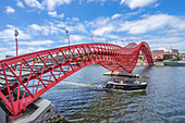 Python bridge (Pythonbrug), Sporenburg and Borneo Island, Amsterdam, Benelux, Benelux countries, North Holland, Noord-Holland, Netherlands