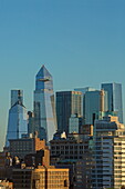View from the Lower East Side of the Hudson Yards skyscrapers, Manhattan, New York, New York, USA