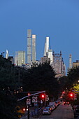 Blick von Queens nach Midtown Manhattan mit der Ed Koch Queensboro Bridge, New York, New York, USA