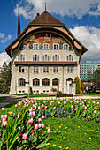 Ehemaliges Rathaus, Hotel de Ville, von Le Locle, UNESCO Welterbe La Chaux-de-Fonds und Le Locle, Neuenburg, Schweiz