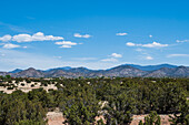 Usa, New Mexico, Santa Fe, Foothills of Sangre de Cristo Mountains