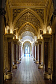 Portugal, Sintra, Interior of Monseratte Palace