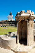San Juan, Puerto Rico, Gebäude der alten Festung und des Leuchtturms