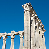 Portugal, Evora, römischer Tempel der Diana aus dem 1. Jahrhundert n. Chr.